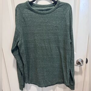 American Eagle Outfitters Heathered Green Tee